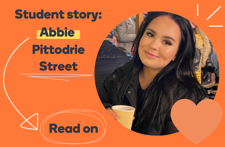 Student Abbie on making memories at Pittodrie Street